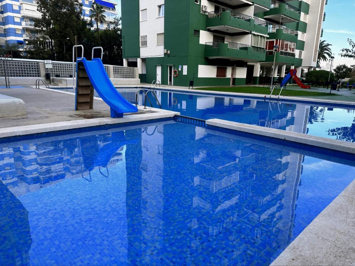 Piso A Pie De Playa Con Piscina Y Vistas Al Mar Apartment Benicassim Ngoại thất bức ảnh